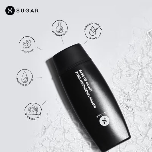 SUGAR Base Of Glory Pore Minimizing Primer | Long Lasting & Smooth Base I Oil Control |Blurs Pores