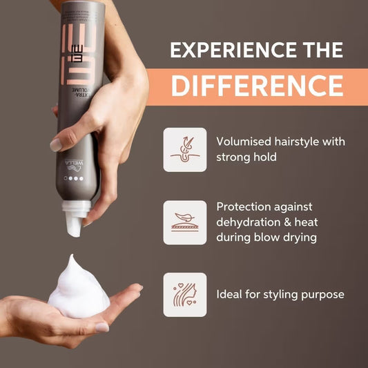 Wella Professionals Eimi Extra Volume Strong Hold Volumizing Hair Mousse