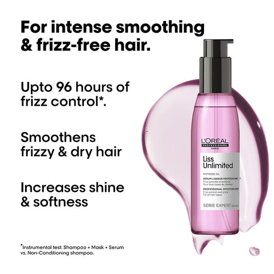L'Oreal Professional Liss Unlimited Leave-In Hair Serum for Frizzy & Unruly Hair