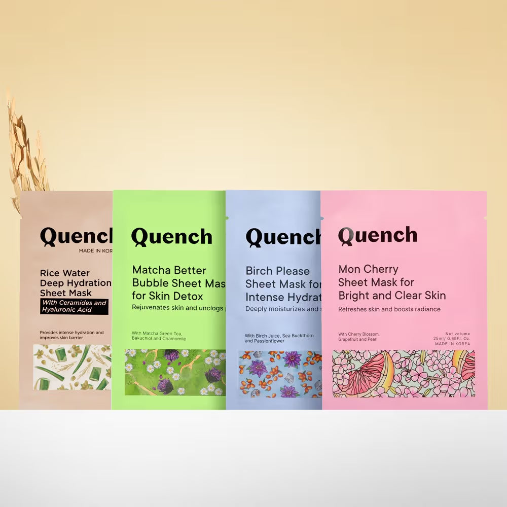 Quench Sheet Mask Deep Hydration - Rice Water