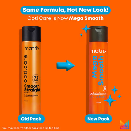 Matrix Mega Smooth Anti-Frizz Shampoo with Shea butter - 4-Days Frizz Control