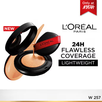 L'Oreal Paris Infallible Cushion Foundation, 24H Flawless Coverage, No Oxidation