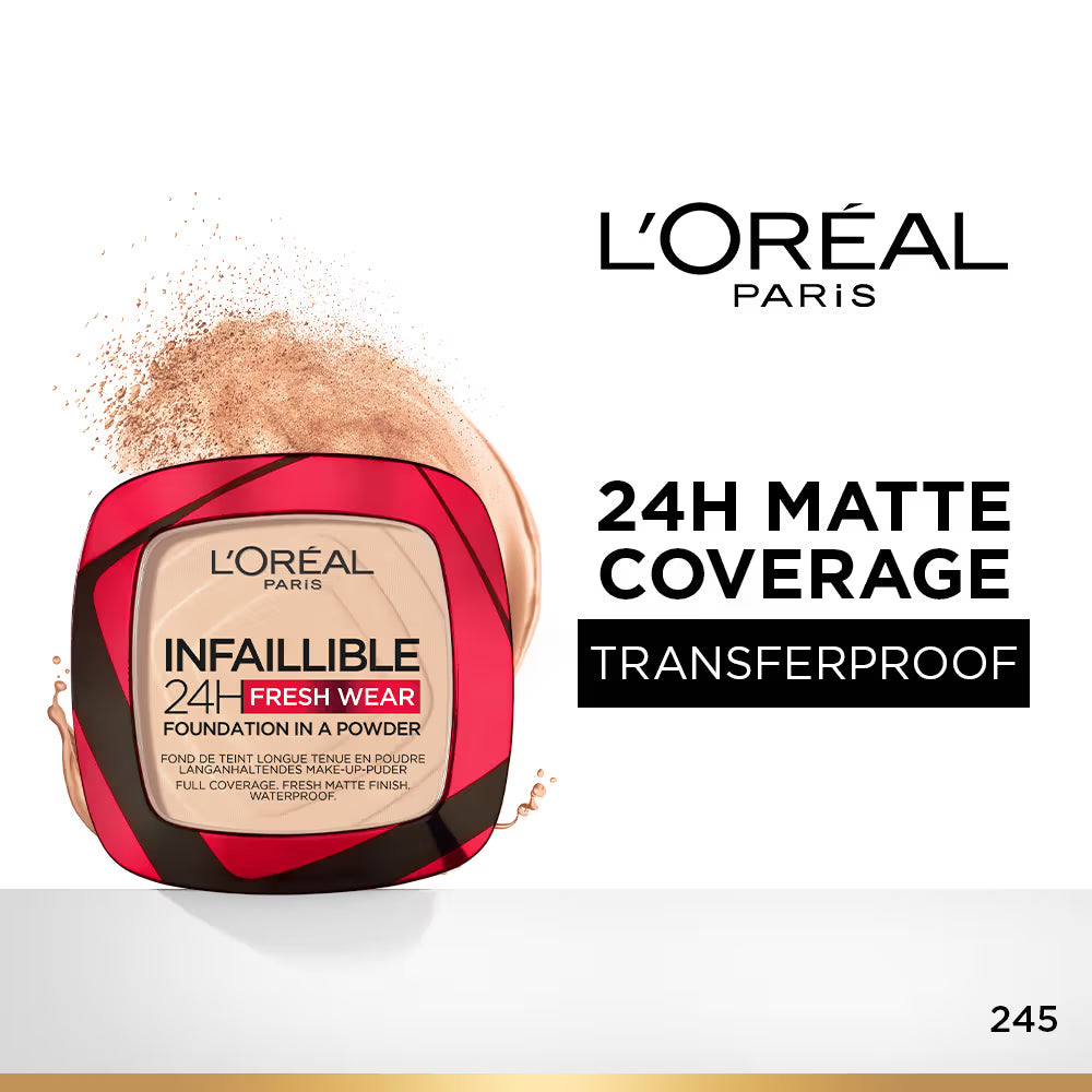 L'Oreal Paris Infallible 24H Fresh Wear Waterproof Powder Foundation