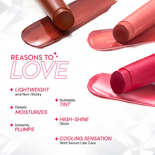 SUGAR Glide Peptide Plumping Lip Gloss Stick