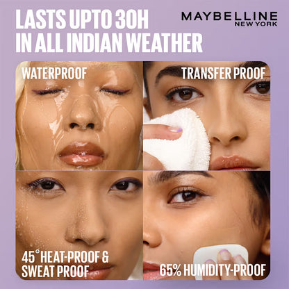 Maybelline New York Super Stay Flex Powder Foundation Compact-30H Full Cover-for Oily Skin