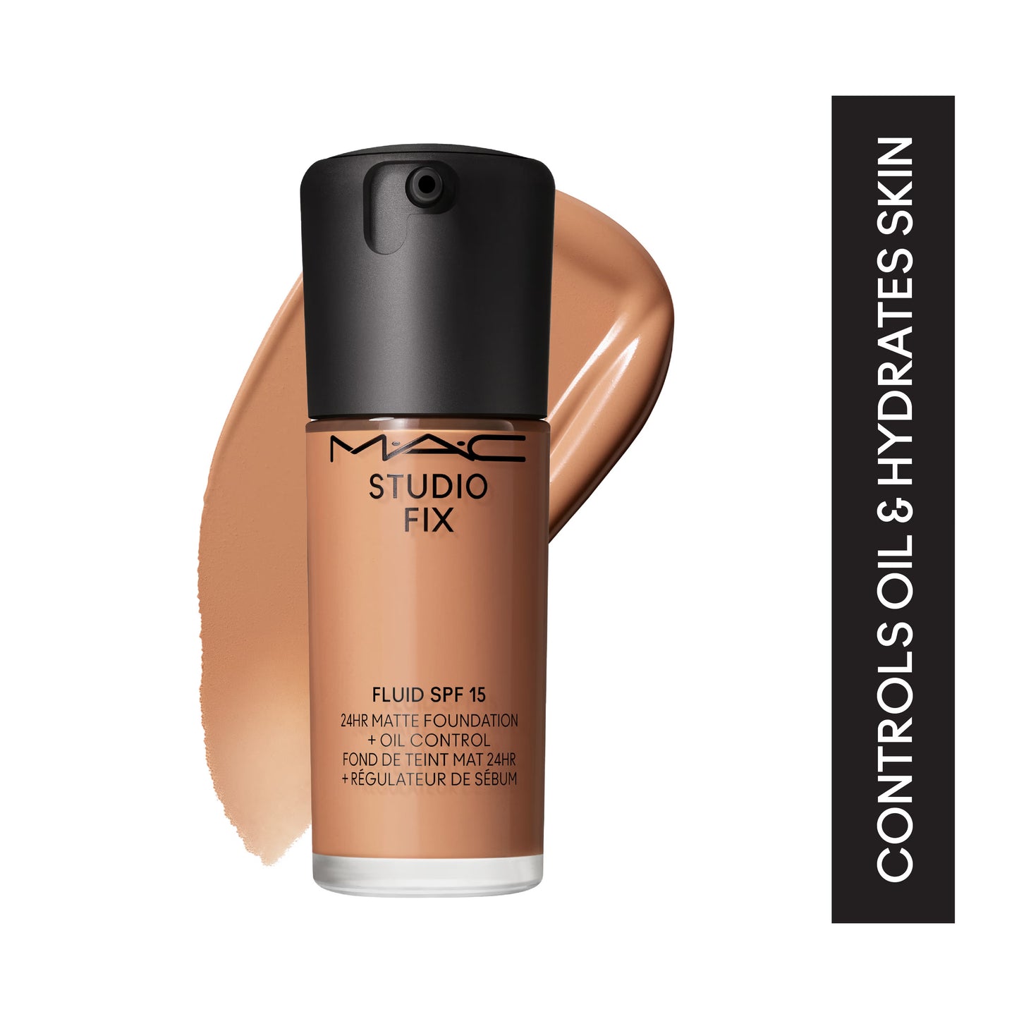 M.A.C Studio Fix Fluid SPF 15 Soft Matte Foundation With Hyaluronic Acid - C40