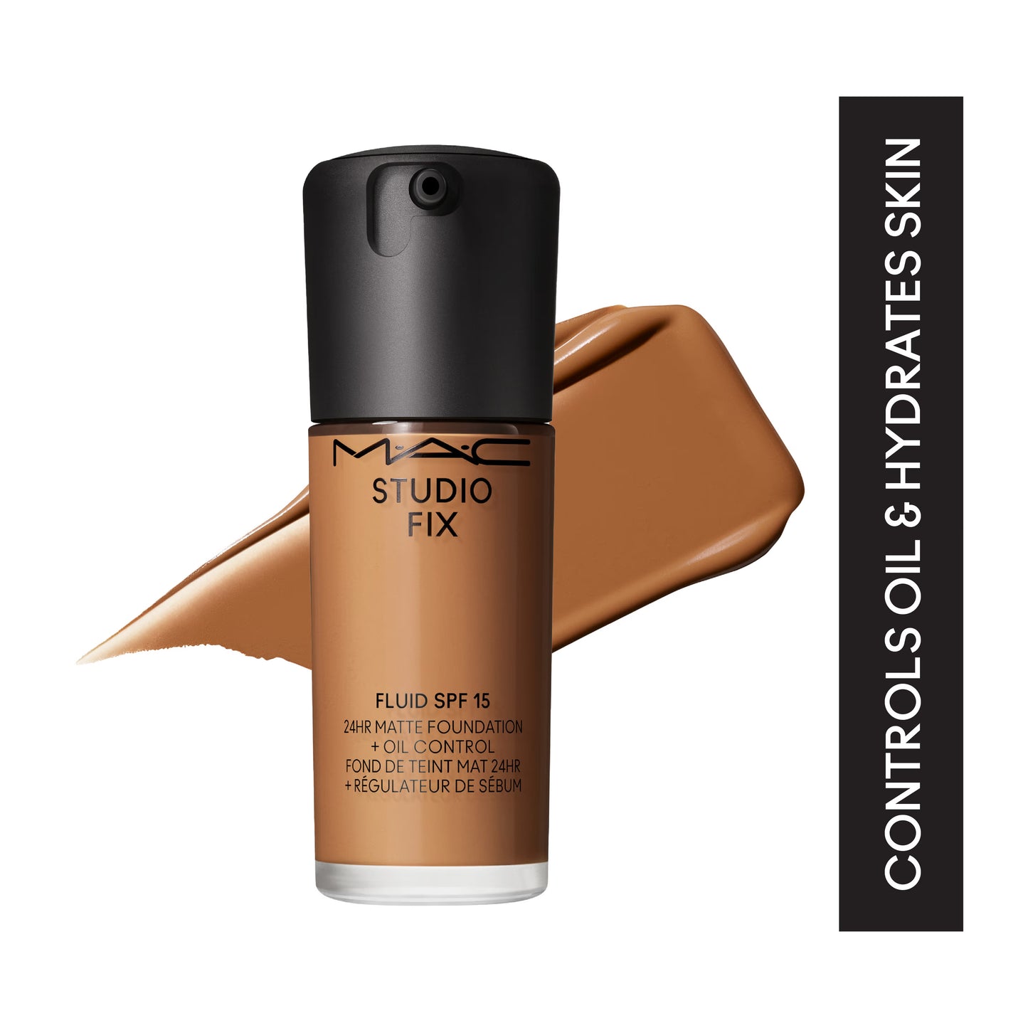 M.A.C Studio Fix Fluid SPF 15 Soft Matte Foundation With Hyaluronic Acid - C40