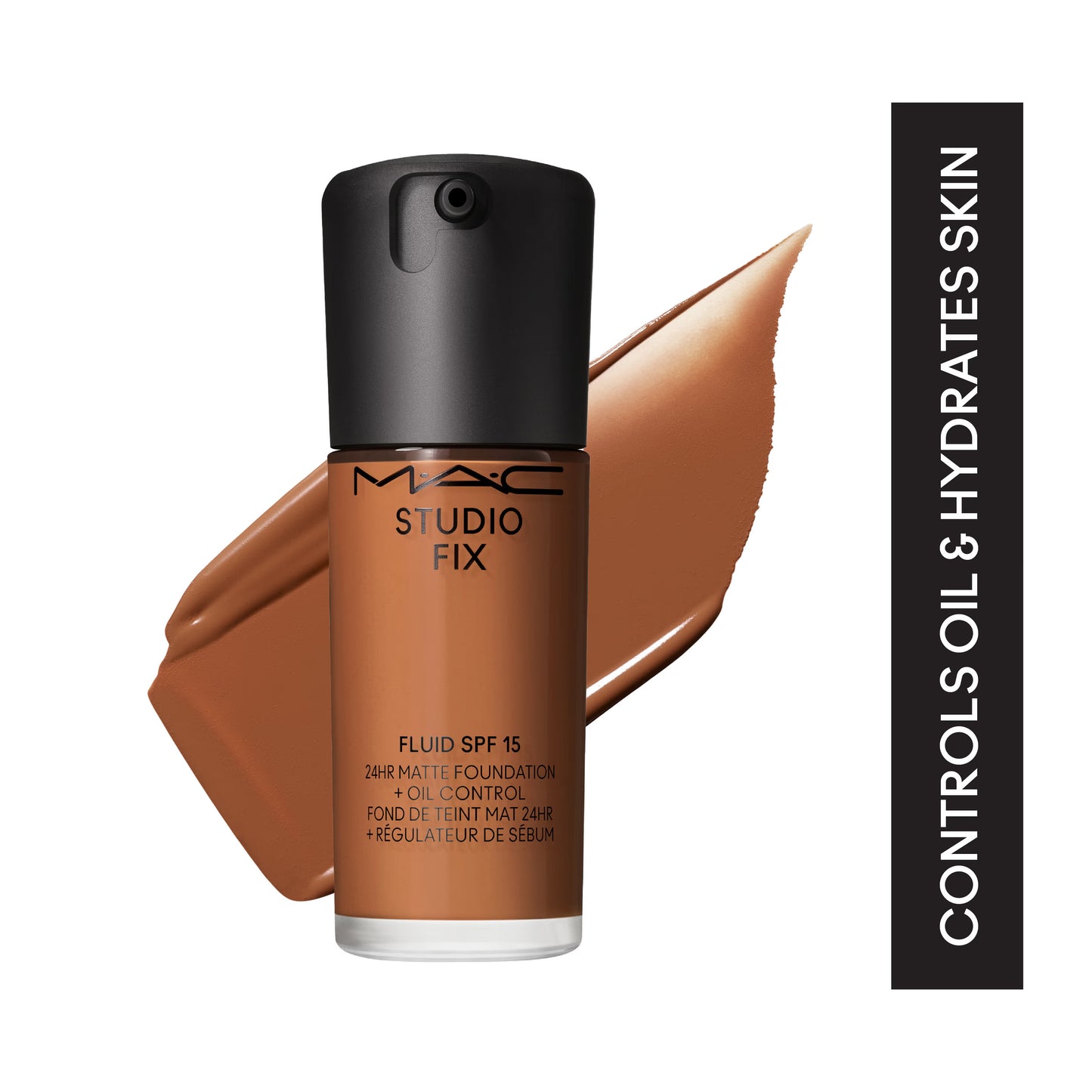 M.A.C Studio Fix Fluid SPF 15 Soft Matte Foundation With Hyaluronic Acid - C40