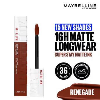 Maybelline New York Super Stay Matte Ink Liquid Lipstick, Lasts Up to 16 Hours