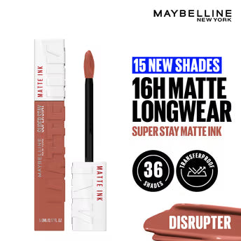 Maybelline New York Super Stay Matte Ink Liquid Lipstick, Lasts Up to 16 Hours