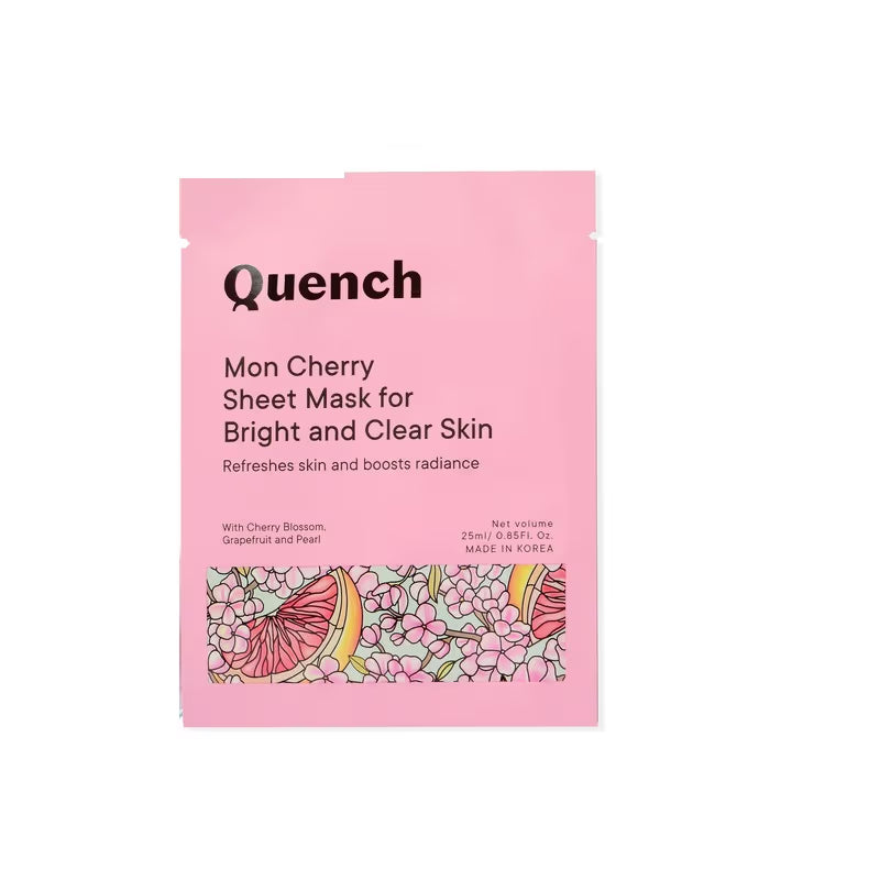 Quench Brightening Sheet Mask with Cherry Blossom