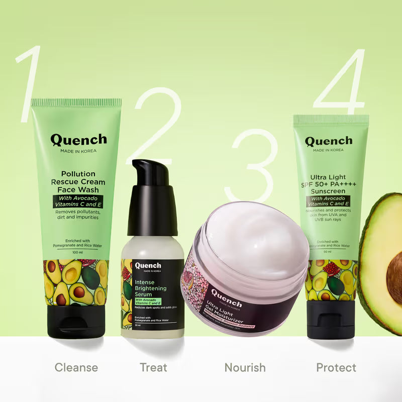 Pollution Rescue Cream Face Wash with Vitamin E & Avocado to Gently Exfoliate Skin