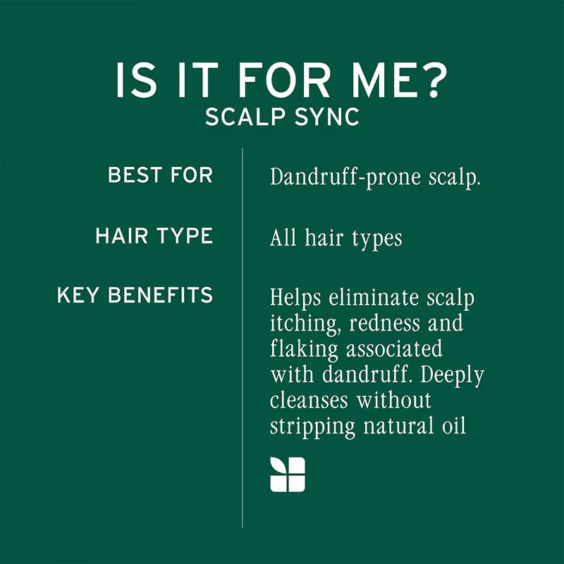 Biolage Scalp Sync Anti-Dandruff Shampoo with Piroctone Olamine, Balances scalp upto 72HRS