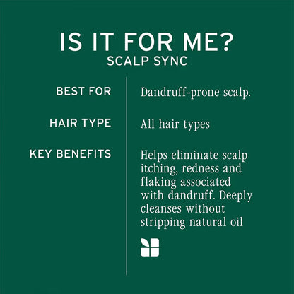 Biolage Scalp Sync Anti-Dandruff Shampoo with Piroctone Olamine, Balances scalp upto 72HRS