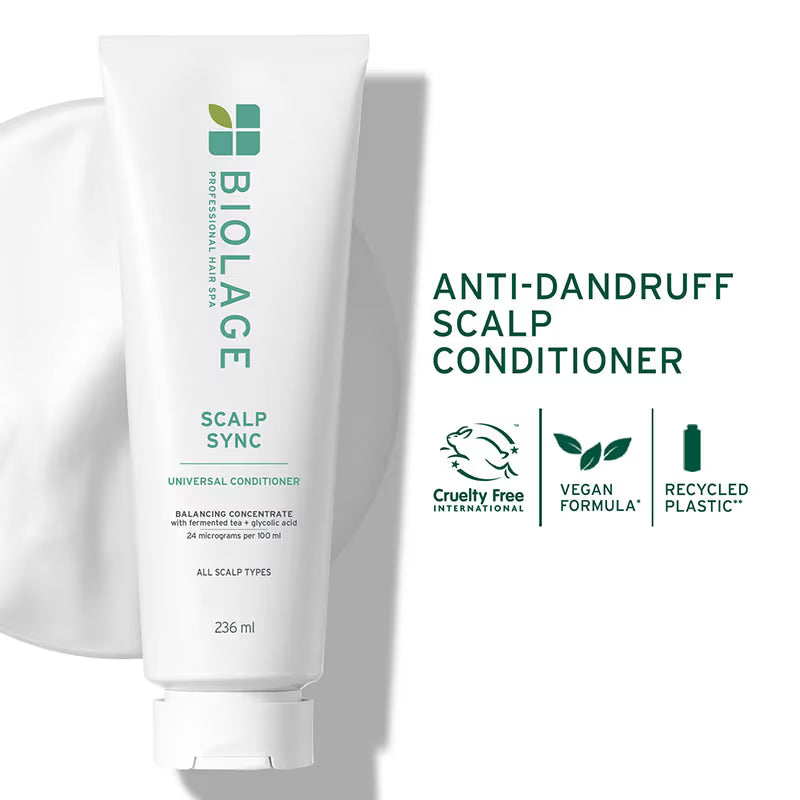 Biolage Scalp Sync Universal Conditioner with Glycolic acid & Fermented tea
