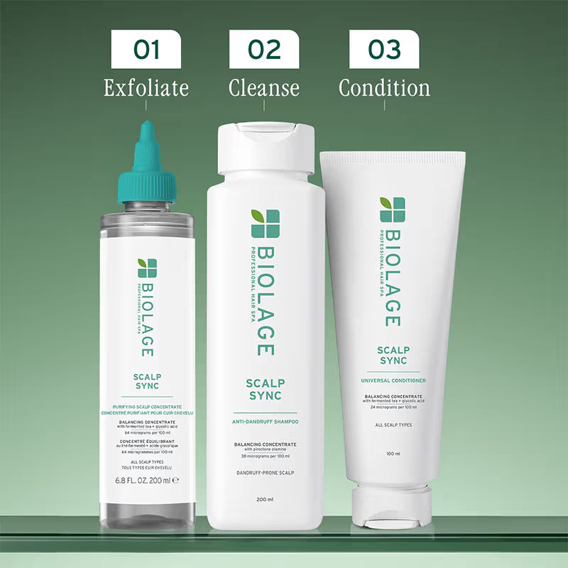 Biolage Scalp Sync Universal Conditioner with Glycolic acid & Fermented tea