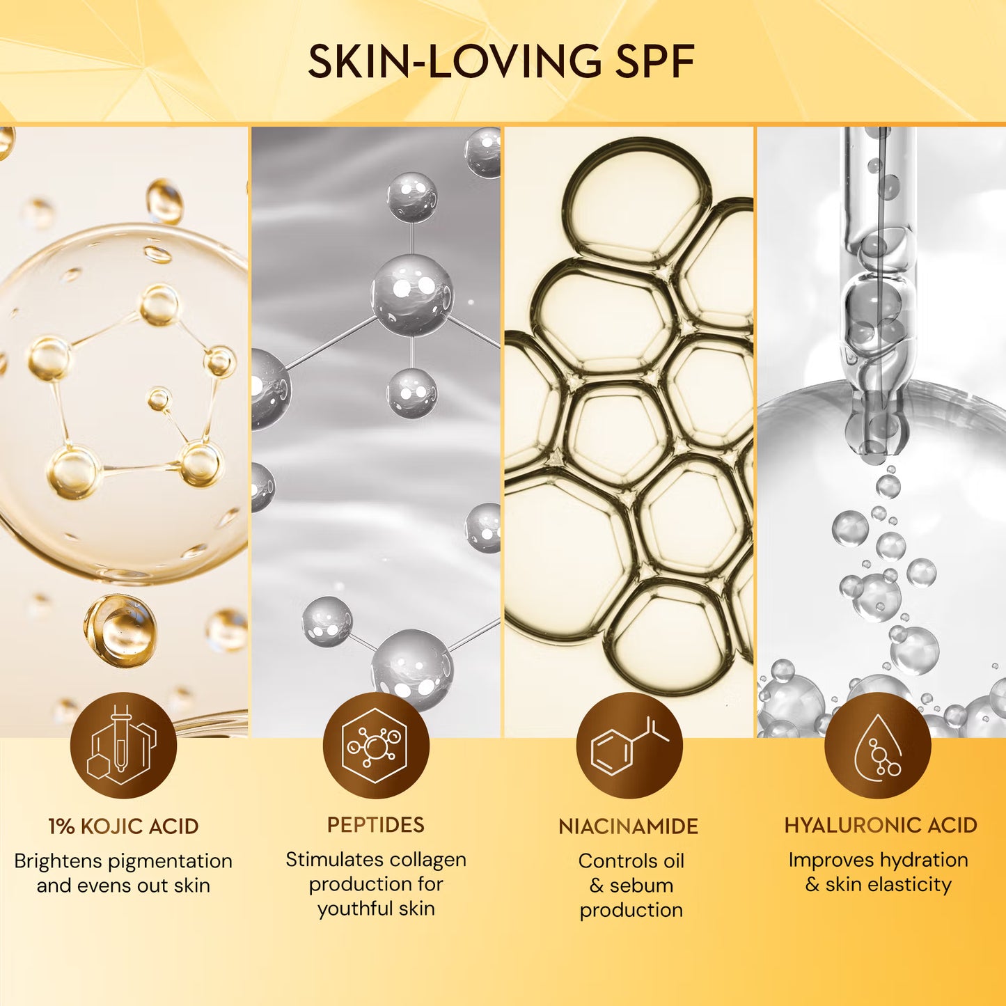 SUGAR Tan Ban 1% Kojic Acid Sunscreen Lightweight Cream SPF 60 PA++++