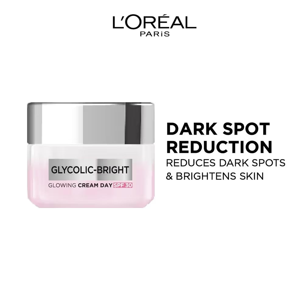 LOreal Paris Glycolic Bright Day Cream With SPF 30 (50ml)