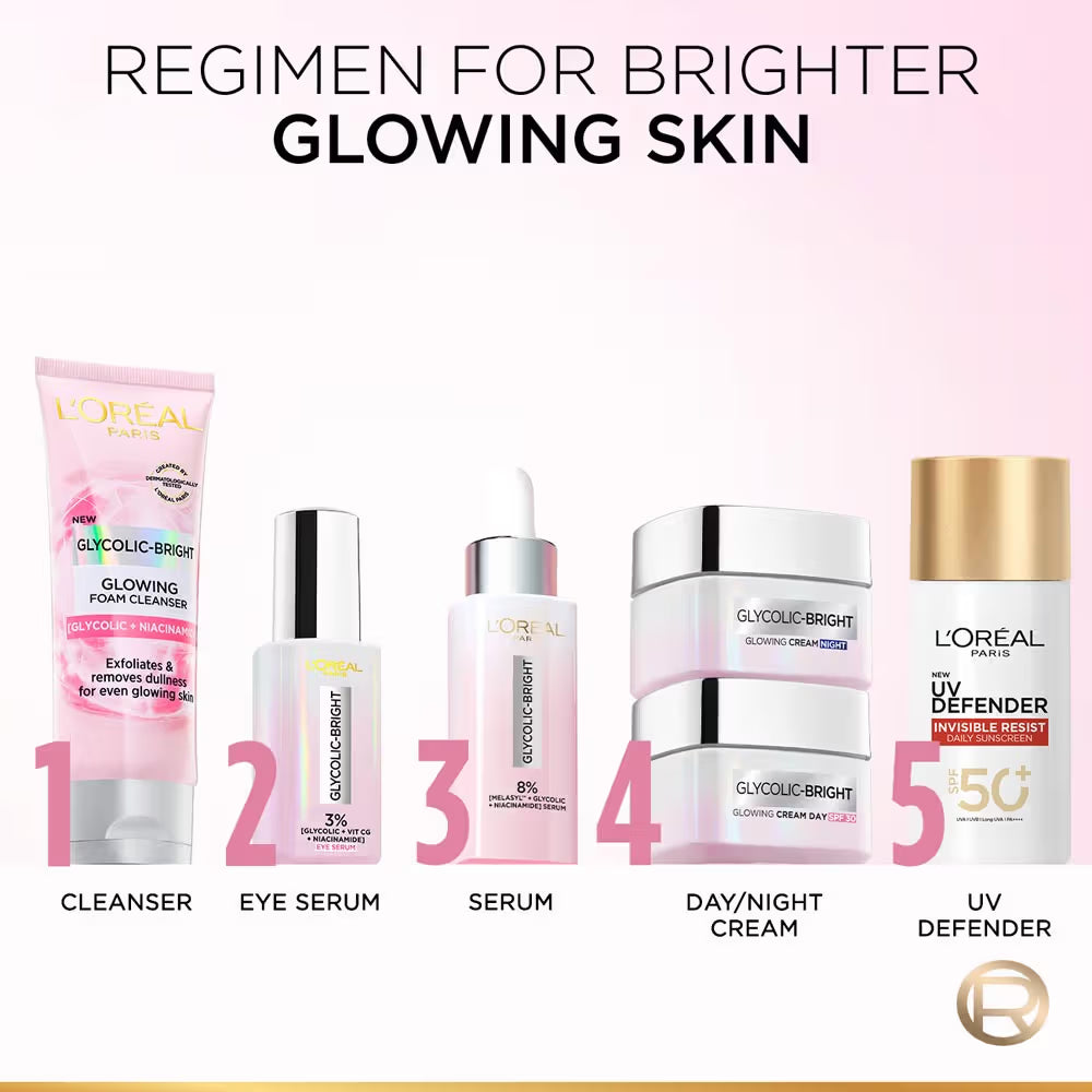 LOreal Paris Glycolic Bright Day Cream With SPF 30 (50ml)
