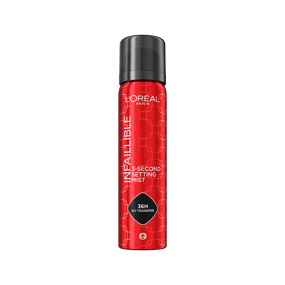 L'Oreal Paris Infallible 3-Second Setting Spray, 36hr Long Lasting Makeup