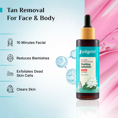 Pilgrim 25% AHA + 2% BHA + 5% PHA Peeling Solution Face Serum