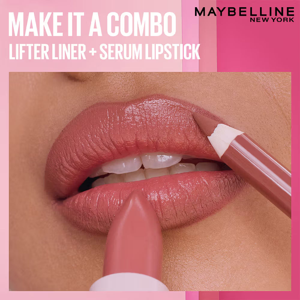 Maybelline Serum Matte Lipstick - 8Hr hydration, One-Swipe Bold Color