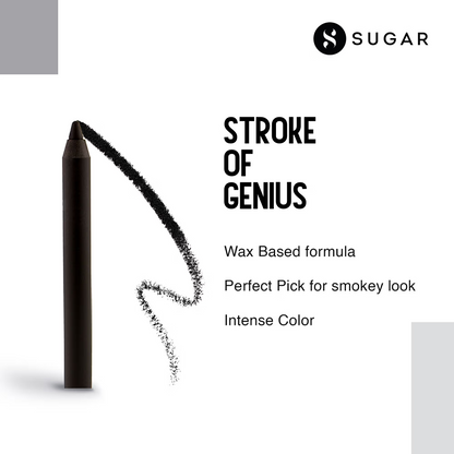 SUGAR Stroke Of Genius Heavy Duty Kohl With Free Sharpener