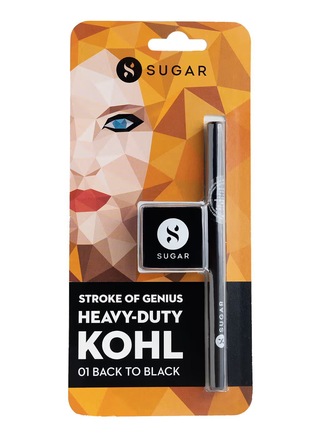 SUGAR Stroke Of Genius Heavy Duty Kohl With Free Sharpener