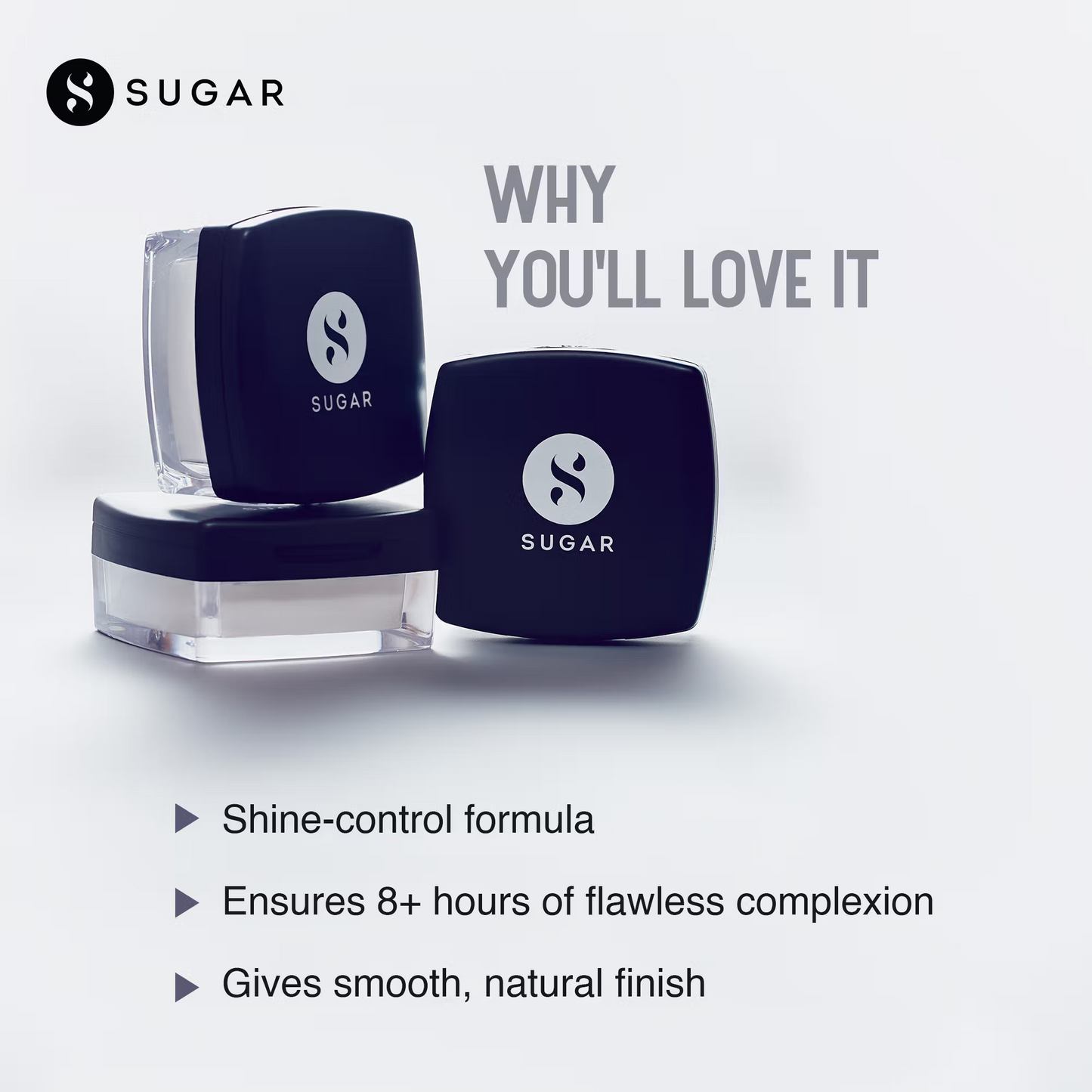 SUGAR All Set To Go Translucent Powder For Face|Setting Loose Powder |Lightweight| Matte Finish