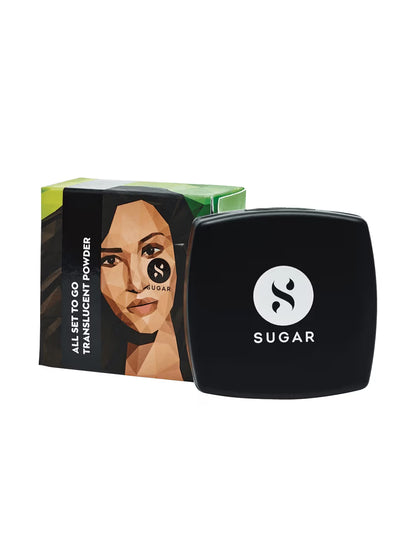 SUGAR All Set To Go Translucent Powder For Face|Setting Loose Powder |Lightweight| Matte Finish