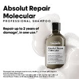 L'Oreal Professional Absolut Repair Molecular Sulfate-Free Deep Repair Shampoo for Very Damaged Hair