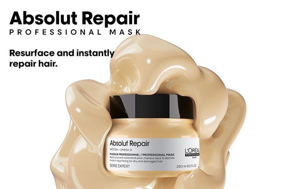L'OREAL PROFESSIONNAL Absolut Repair Mask for Dry and Damaged Hair with Protein & Omega 9