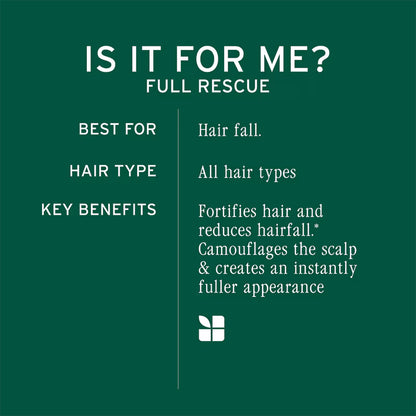 Biolage Full Rescue Anti-Hairfall Shampoo with Rosemary & Niacinamide - 74% Less Hairfall