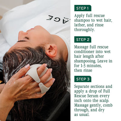 Biolage Full Rescue Anti-Hairfall Shampoo with Rosemary & Niacinamide - 74% Less Hairfall