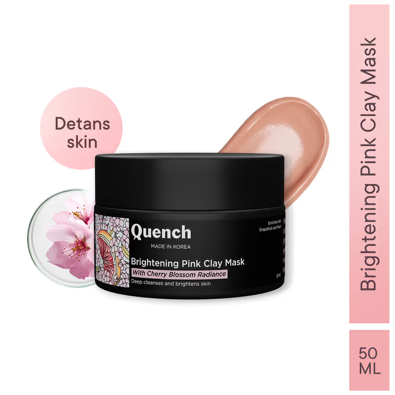 Quench Mon Cherry Brightening Pink Clay Mask