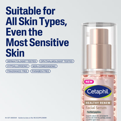 Cetaphil Healthy Renew Facial Serum with Purified Peptides, For Firmness & Barrier Protection