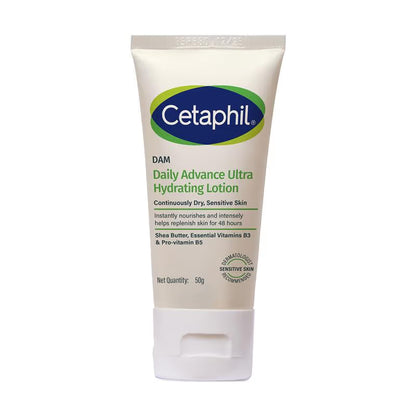 Cetaphil DAM Daily Advance Ultra Hydrating Lotion with Shea Butter & Niacinamide for Sensitive Skin