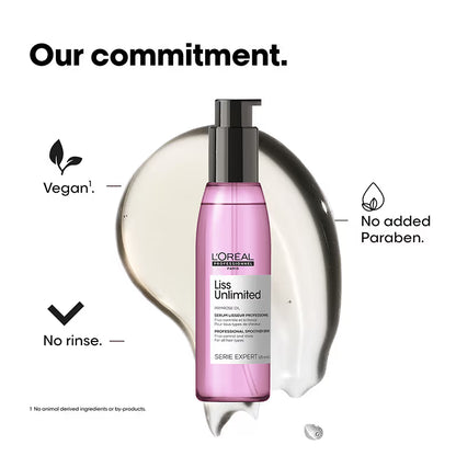L'Oréal Professionnel Liss Unlimited Leave-In Serum for Frizz Free Hair and Intense Smoothing