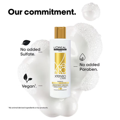 L'Oreal Professionnel Xtenso Care Sulfate-Free Shampoo, Frizz-Free & Shiny Hair With Pro-Keratin