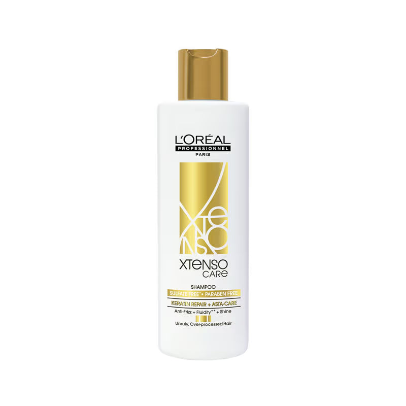L'Oreal Professionnel Xtenso Care Sulfate-Free Shampoo, Frizz-Free & Shiny Hair With Pro-Keratin