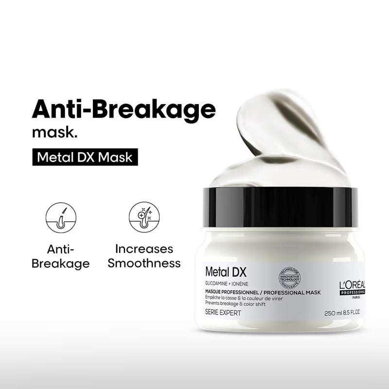 L’Oréal Professionnel Metal DX Hair Mask For 97% Less Hair Breakage, Anti-Deposit Protector
