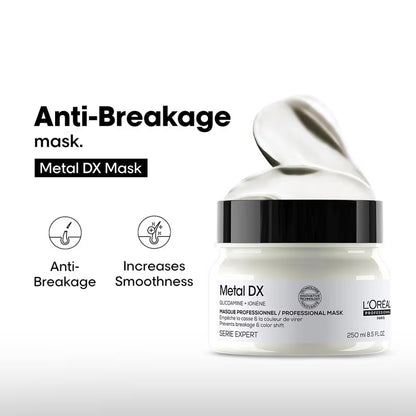 L’Oréal Professionnel Metal DX Hair Mask For 97% Less Hair Breakage, Anti-Deposit Protector