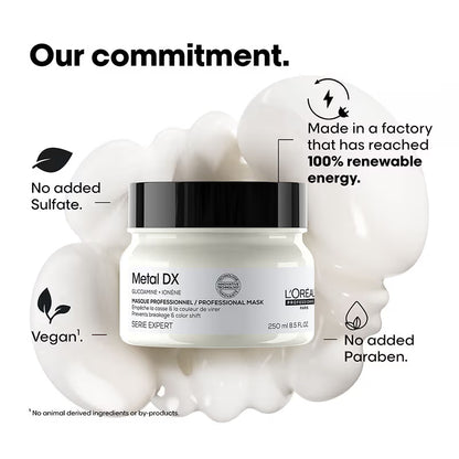 L’Oréal Professionnel Metal DX Hair Mask For 97% Less Hair Breakage, Anti-Deposit Protector