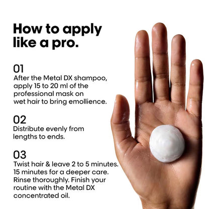 L’Oréal Professionnel Metal DX Hair Mask For 97% Less Hair Breakage, Anti-Deposit Protector