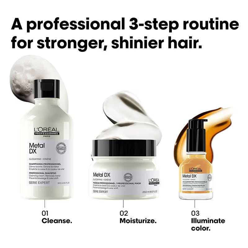 L’Oréal Professionnel Metal DX Hair Mask For 97% Less Hair Breakage, Anti-Deposit Protector