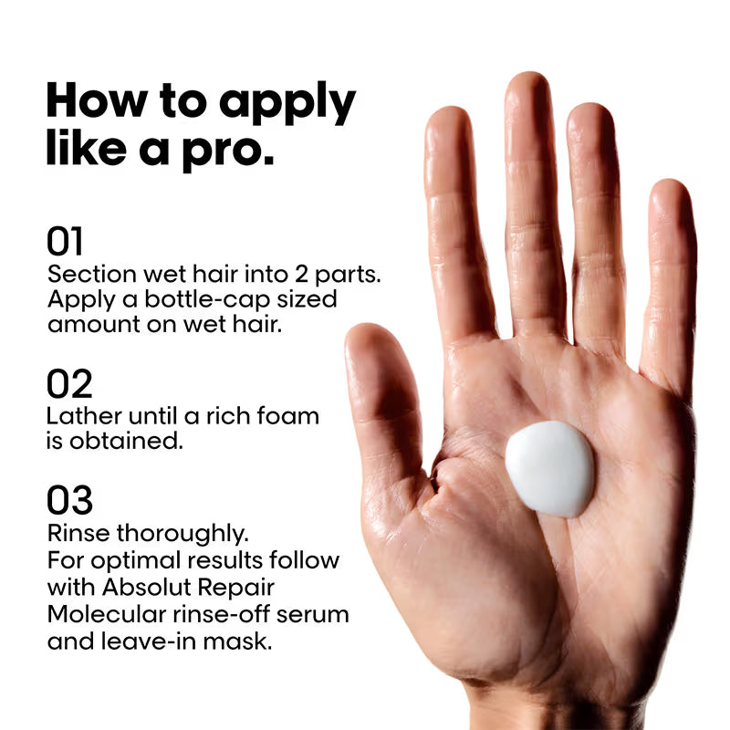 L'Oréal Professionnel Absolut Repair Molecular Sulfate-Free Deep Repair Shampoo