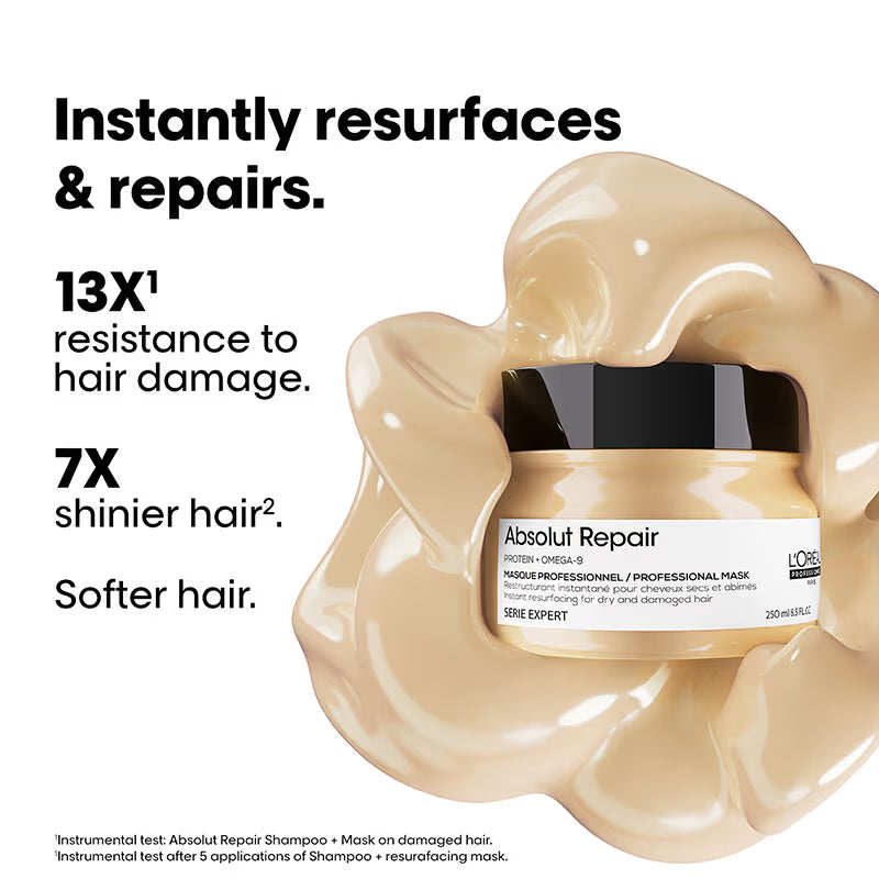 L'Oréal Professionnel Absolut Repair Mask For Dry and Damaged Hair With Protein & Omega-9