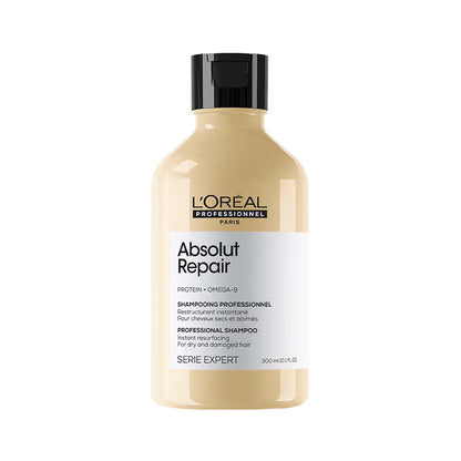 L'Oréal Professionnel Absolut Repair Shampoo For Dry and Damaged Hair With Protein & Omega-9