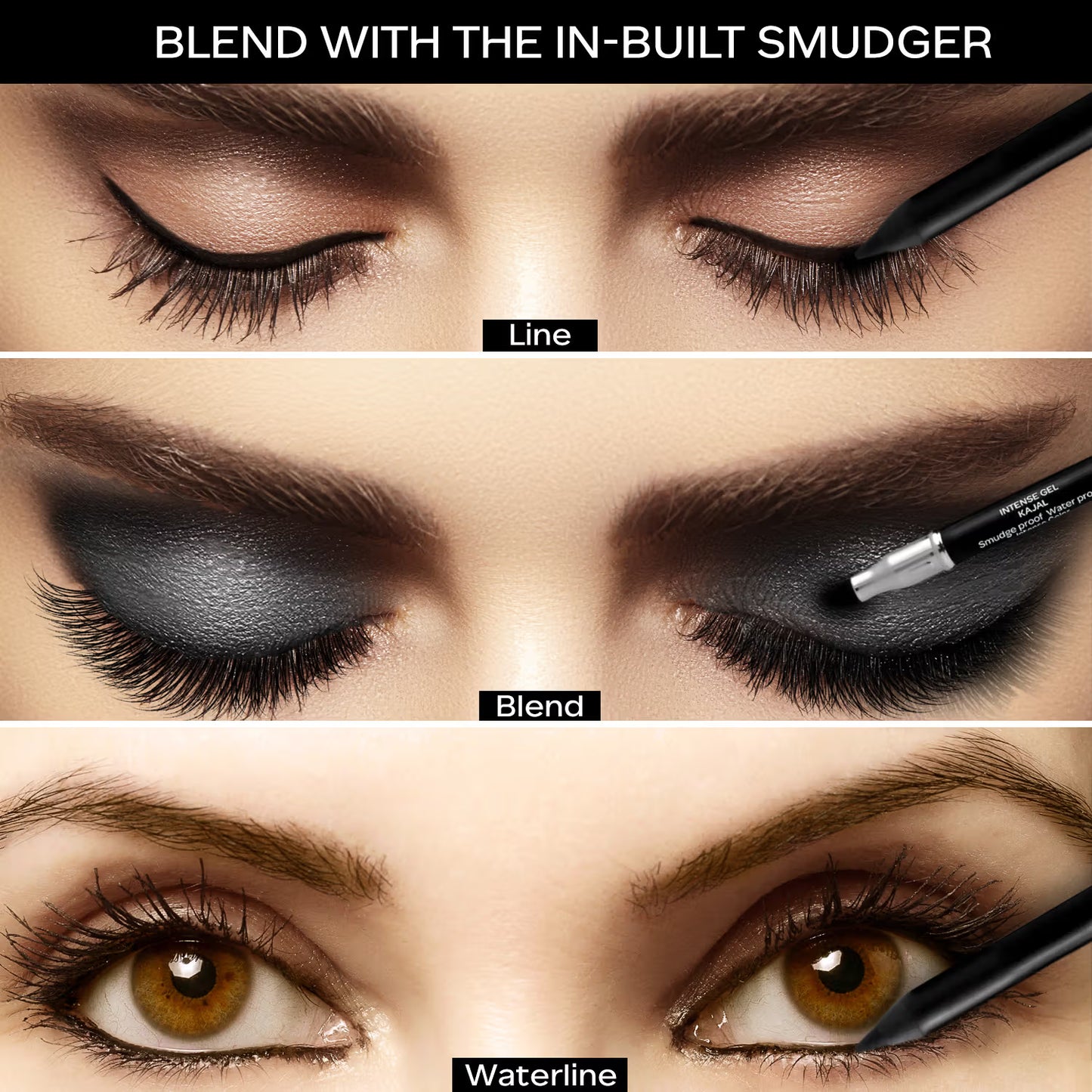 Faces Canada Ultime Pro Intense Gel Kajal With Free Sharpener