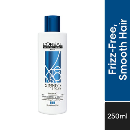 L'Oreal Professional Xtenso Care Shampoo for Frizz-Free, Smooth & Manageable Hair